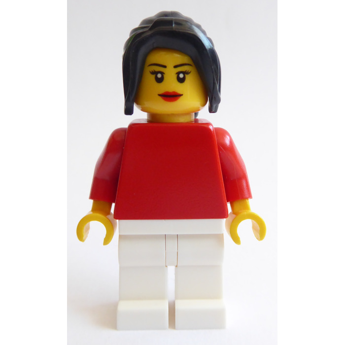 LEGO Woman with Red Shirt Minifigure