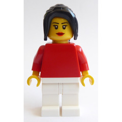LEGO Woman with Red Shirt Minifigure