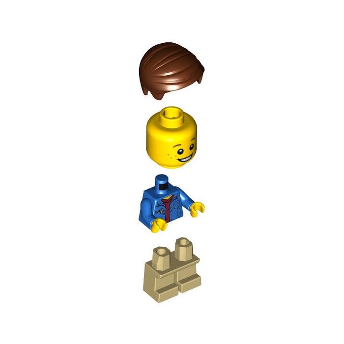 LEGO Boy with Blue Jacket Minifigure