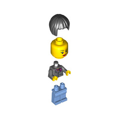 LEGO Legoland Train Female Passenger Minifigure