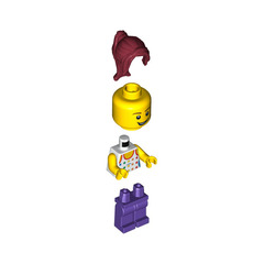 LEGO Legoland Train Female Passenger Tank Top with Stars Minifigure