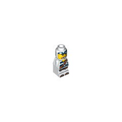 LEGO White Pirate Plank Microfigure