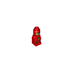 LEGO Red Lava Dragon Knight Microfigure