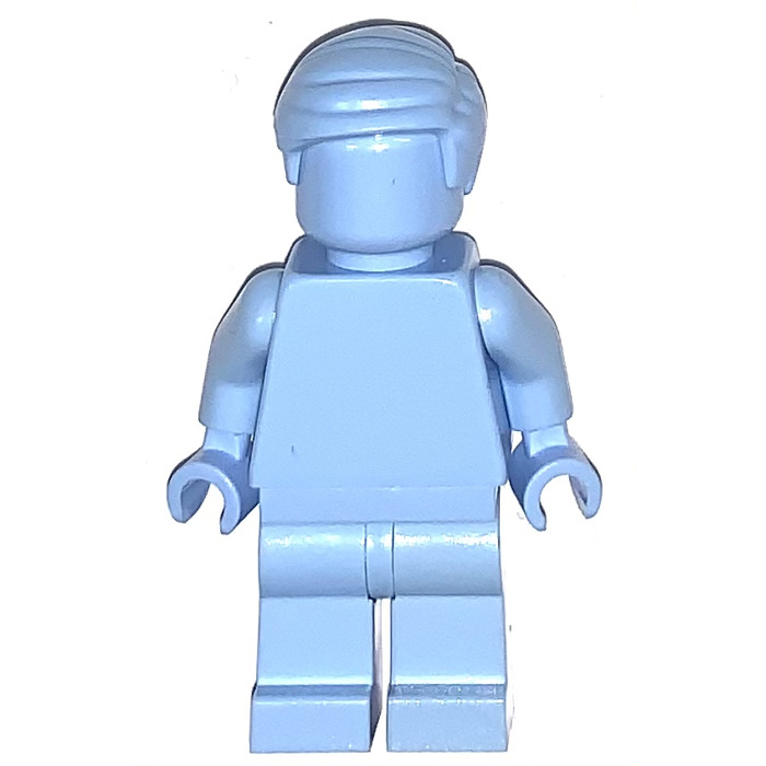 LEGO Awesome Bright Light Blue Monochrome Minifigure