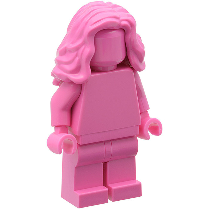 LEGO Awesome Dark Pink Monochrome Minifigure