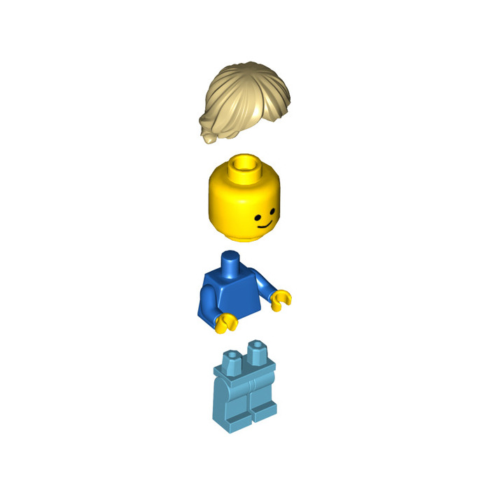 LEGO Blue IKEA BYGGLEK Minifigure