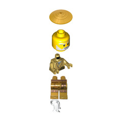 LEGO Wu Sensei - White Beard Minifigure