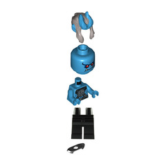 LEGO Silver Horn Demon Minifigure
