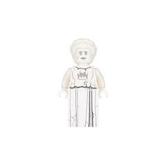 LEGO White Stone Statue Minifigure