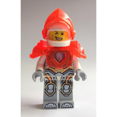 LEGO Lance - Trans Neon-Orange Visor and Armor Minifigure