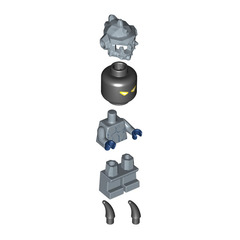 LEGO Short Stone Monster Minifigure