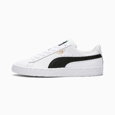 Puma - Basket Classic XXI Womens Sneakers - White-Black