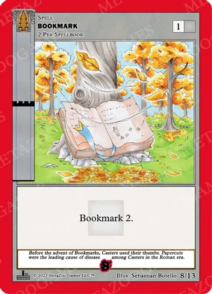 Bookmark (Dark) - 8/13