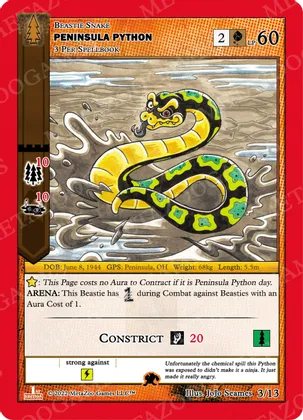 Peninsula Python - 3/13