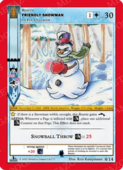 Friendly Snowman - 4/14