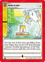 Water To Wine - 5/11