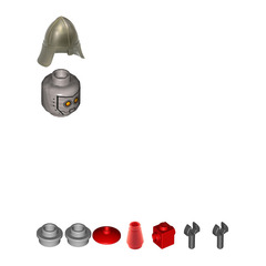 LEGO Training Bot Minifigure