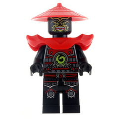 LEGO Ninjago Swordsman with Yellow Face Markings Minifigure