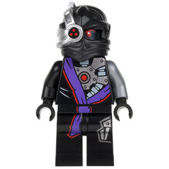 LEGO Nindroid Warrior with One Sided Decoration on head Minifigure