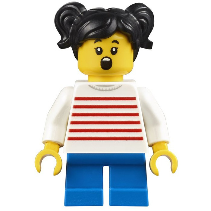 LEGO Girl with a Striped Shirt Minifigure