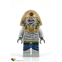 LEGO Mummy Warrior with Dark Tan Headdress Minifigure