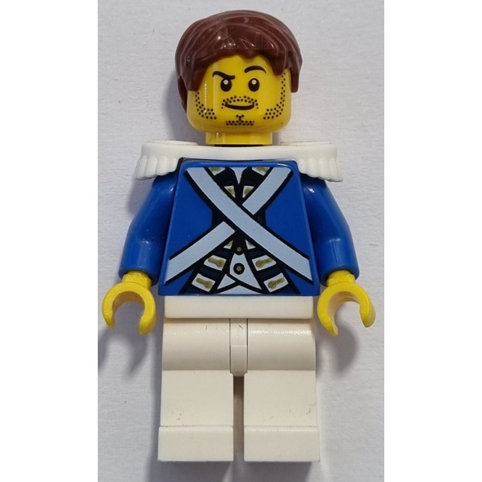 LEGO Bluecoat Soldier with Stubble Beard Minifigure