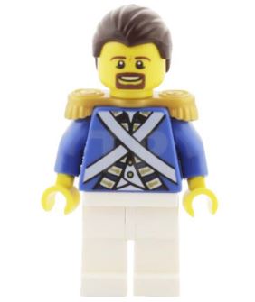 LEGO Bluecoat Sergeant with Goatie Minifigure