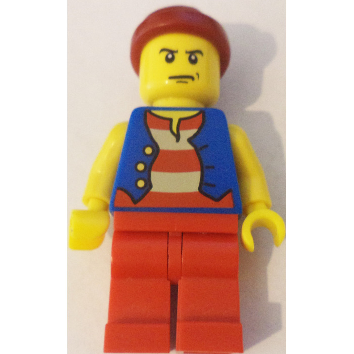 LEGO Classic Pirate Set Pirate with Angry Look Minifigure