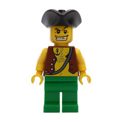 LEGO Kraken Attackin' Pirate with Anchor Tattoo Minifigure