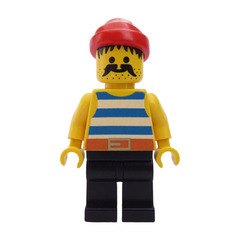 LEGO Skull Island Pirate with Large Moustache Minifigure