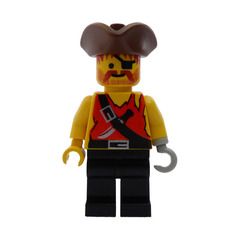 LEGO Red Beard Runner Pirate with Hook Minifigure