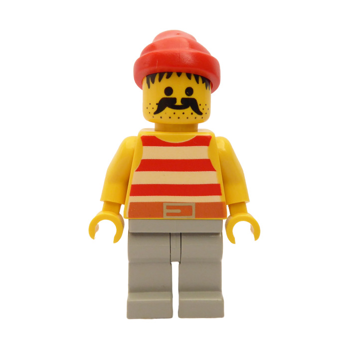 LEGO Imperial Trading Post Pirate with Large Moustache Minifigure