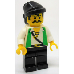 LEGO Red Beard Runner Pirate with Green Vest Minifigure