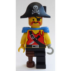 LEGO Treasure Chest Pirate Captain Minifigure