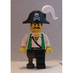 LEGO Perilous Pitfall Pirate Captain Minifigure