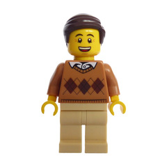 LEGO Man in Argyle Sweater Minifigure
