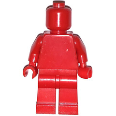 LEGO Monochrome Red Minifigure