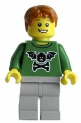 LEGO Brand Store Male, Bat Wings and Crossbones - Indianapolis Minifigure