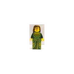 LEGO Lego Brand Store Female Lille, Green Princess (no back printing) Minifigure