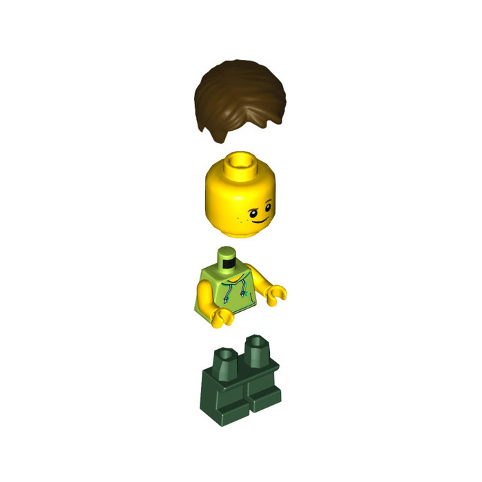 LEGO Boy in Lime Shirt Minifigure