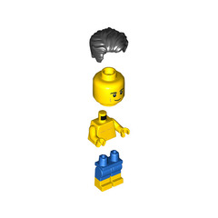 LEGO Man with Blue Swim Trunks Minifigure