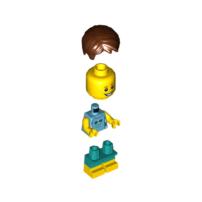 LEGO Kid with Towel and Swim Trunks Minifigure