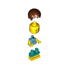 LEGO Kid with Towel and Swim Trunks Minifigure
