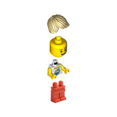 LEGO Man with Sailboard Tanktop Minifigure