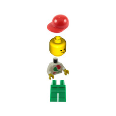 LEGO Octan Worker with White Shirt with Large Octan Logo (re-issue) Minifigure