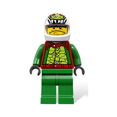 LEGO Nitro Nick race pilot Minifigure