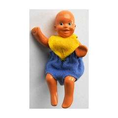 LEGO Scala Baby Thomas, Large Eyes Pattern, with clothes from Set 3149 (23047)
