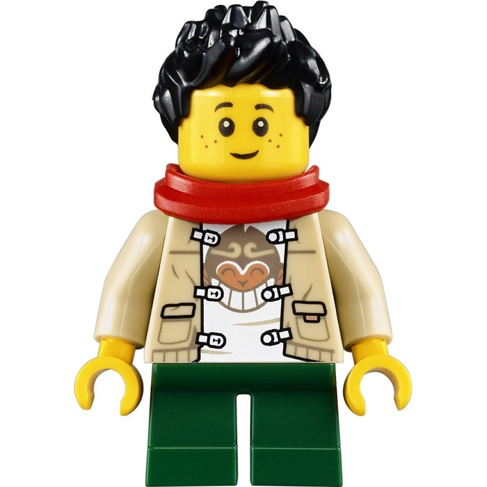 LEGO Boy in Red Scarf Minifigure