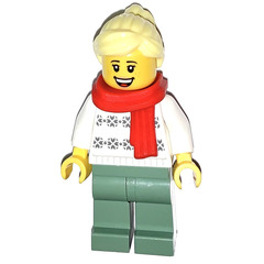 LEGO Woman in White Sweater Minifigure