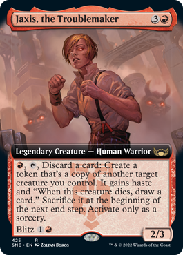 Jaxis, the Troublemaker - Extended Art